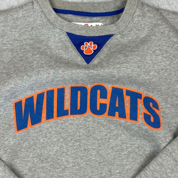 Pregame Athletics Other - Pregame Athletics Wildcats Sweatshirt Mens XL Gray Orange Blue Crewneck Pullover